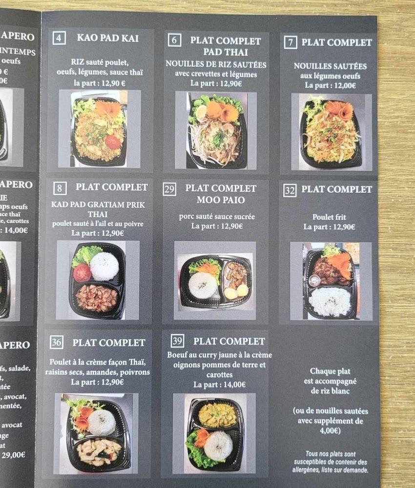 CHEZ KIK cuisine Thaïlandaise - Menu Image 2