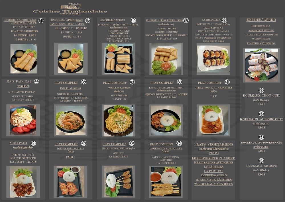 CHEZ KIK cuisine Thaïlandaise - Menu Image 4